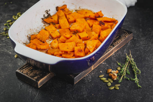 Herbed Sweet Potato and Butternut Squash Bake