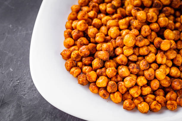 Actually Crispy Baked Chickpeas